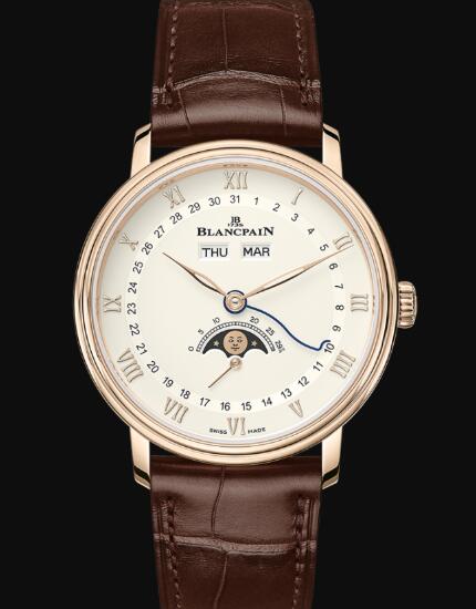 Blancpain Villeret Watch Review Villeret Quantième Complet Replica Watch 6264 3642 55B